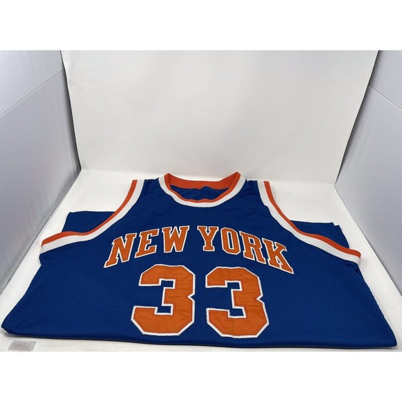Patrick Ewing Hardwood Classics Mitchell Ness 1985-86 NY Knicks Jersey Size 52